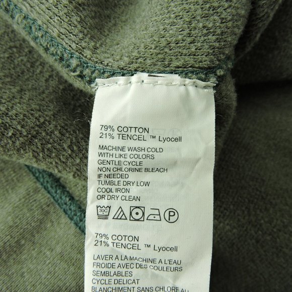 Tommy Bahama Reversible Pullover long sleeve knit top men's XL green gray logo - Picture 11 of 11